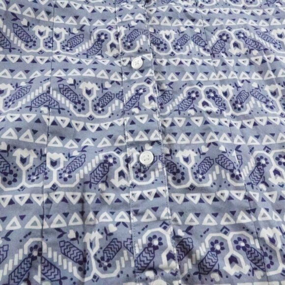 Levi's Shirt Dress Womens Extra Small Long Sleeve Western Southern Print Cowgirl - Picture 2 of 14